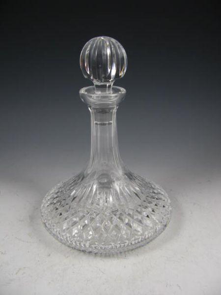 Appraisal: Waterford Crystal Ship's Decanter leaded crystal with stopper in