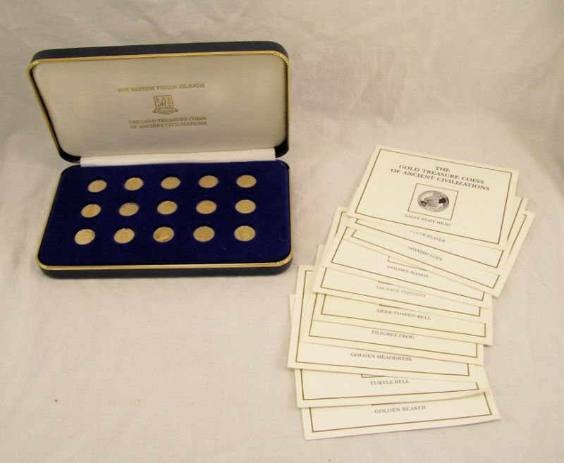 Appraisal: Gold Treasure Coin Set - Boxed - Set of the