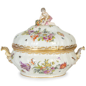 Appraisal: A Berlin K P M Porcelain Covered Tureen th th