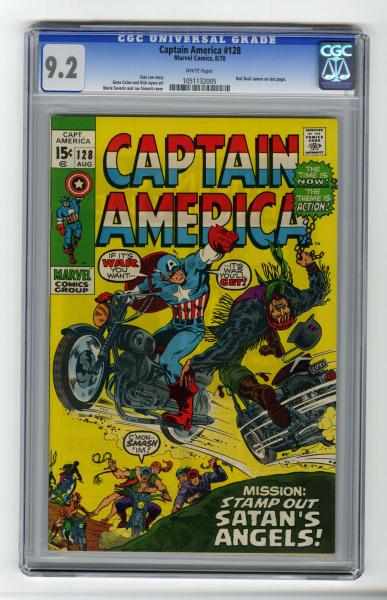 Appraisal: Captain America CGC Marvel Comics Click for full description