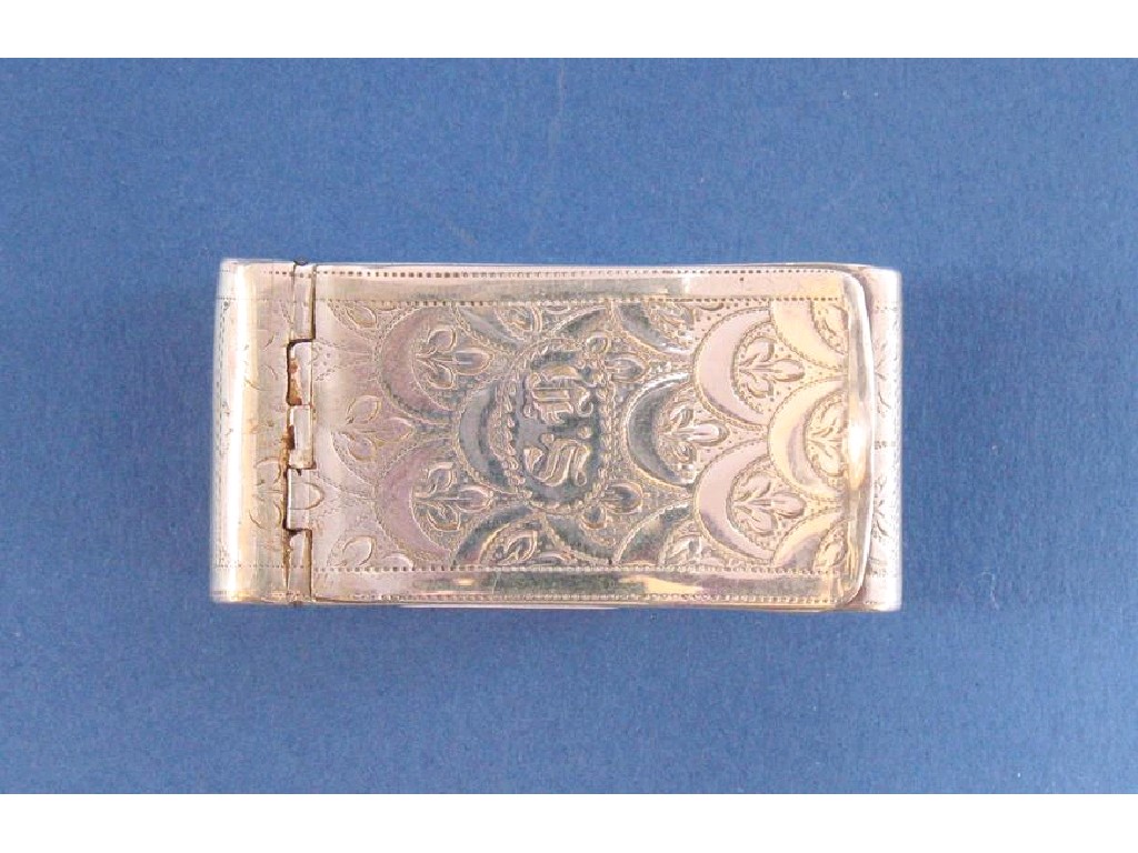 Appraisal: A GEORGE III SNUFF BOX of curved rectangular form the