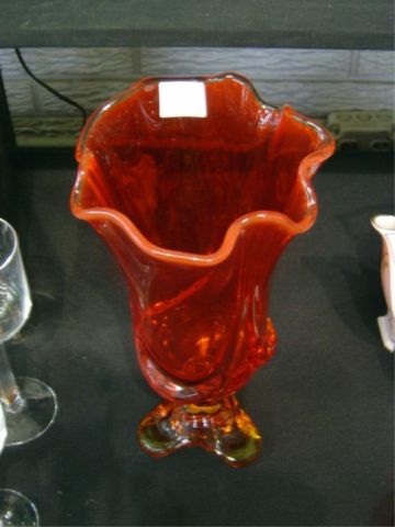 Appraisal: AMBERINA VASE