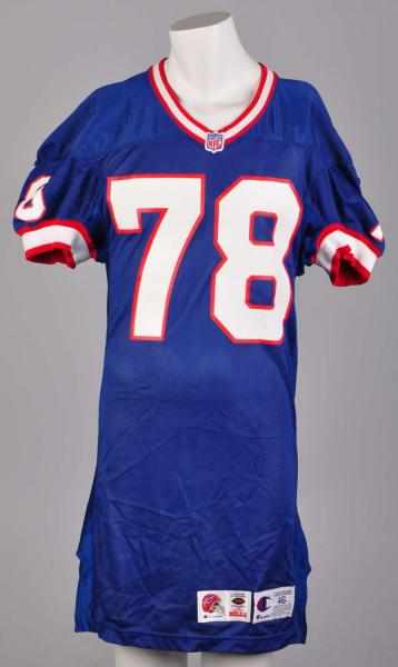 Appraisal: NFL Buffalo Bills No Bruce Smith Jersey Description Signed Bruce