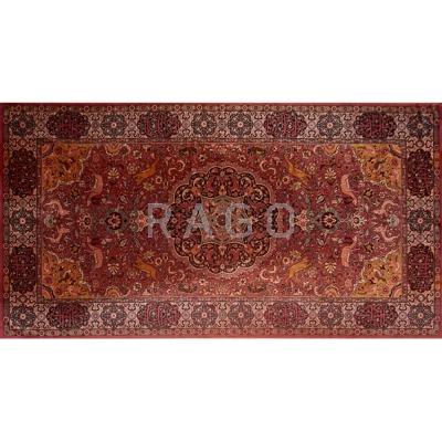 Appraisal: ORIENTAL DESIGN RUGS Two th c one with animal design