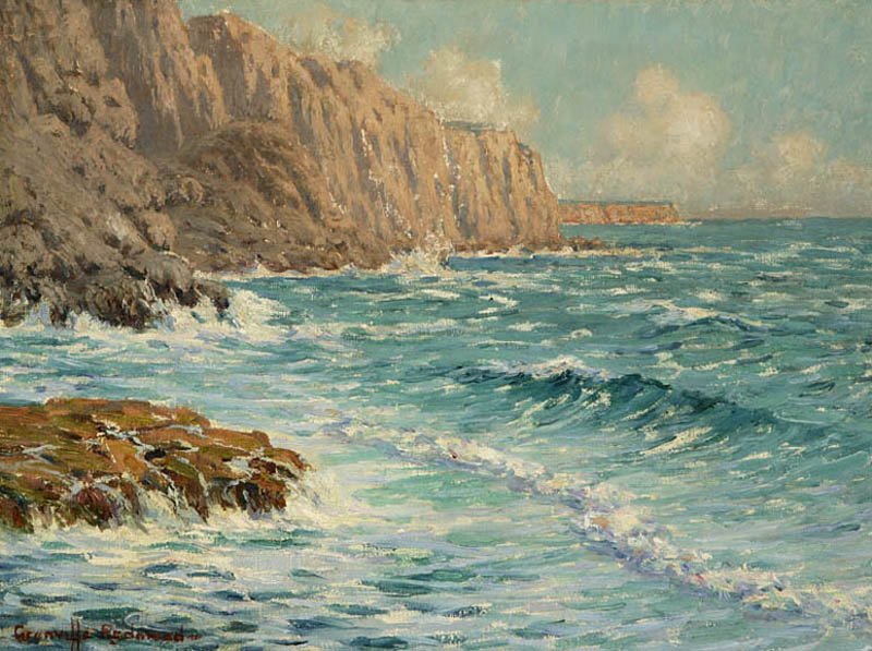 Appraisal: Granville Redmond - Granville Redmond - Los Angeles CA cliffs