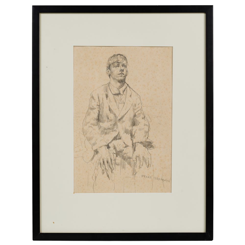 Appraisal: FRANK BRANGWYN WELSH - GRAPHITE ON PAPERUndated signed lower right