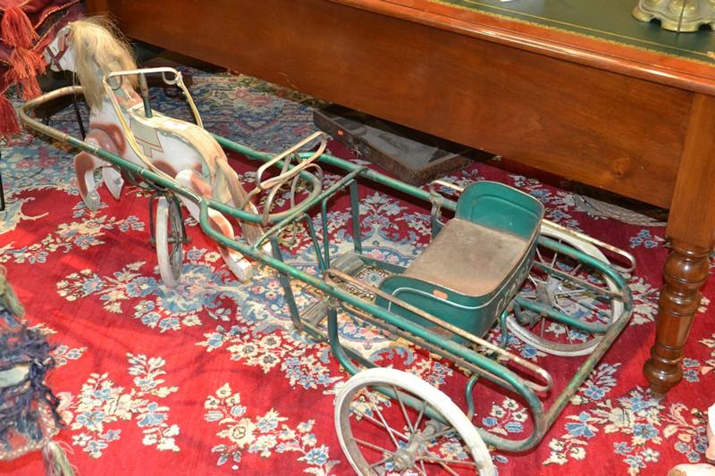 Appraisal: VINTAGE CHILDREN'S HORSE AND CART