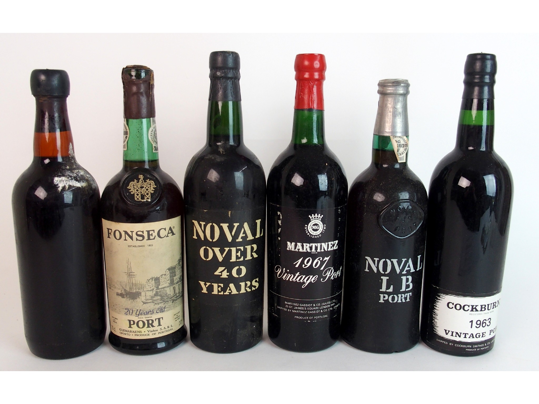 Appraisal: A collection of Portincluding Fonseca Noval LB Port Martinez Vintage