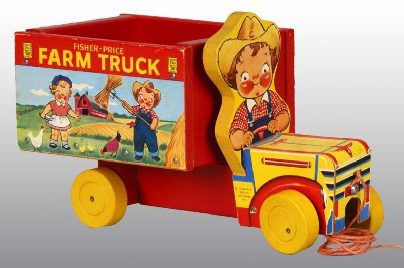 Appraisal: Fisher Price No Campbell Kids Farm Truck Toy Description American