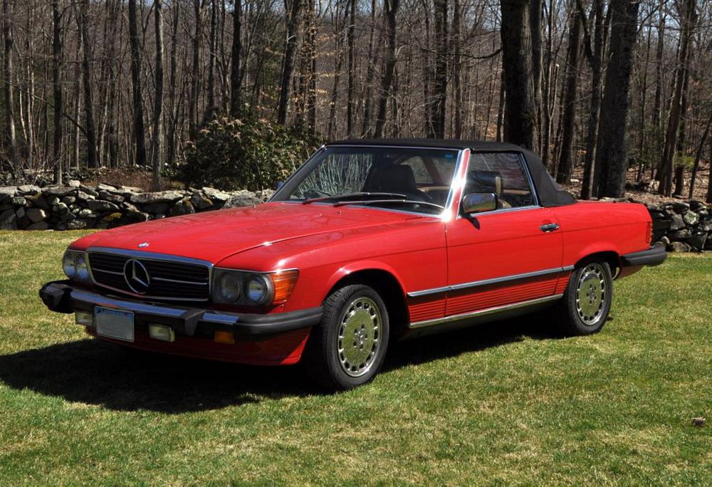 Appraisal: Mercedes Benz SL Convertible red exterior with tan leather interior