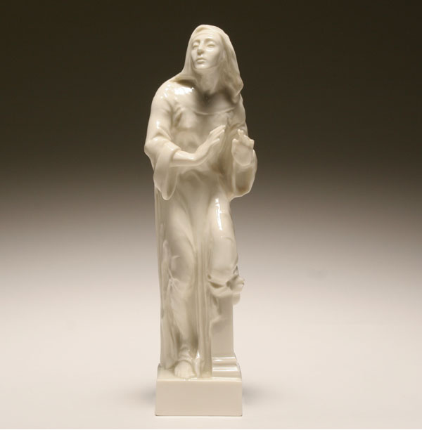 Appraisal: Lenox shrouded female figure with impressed Fausta Mongorini design mark