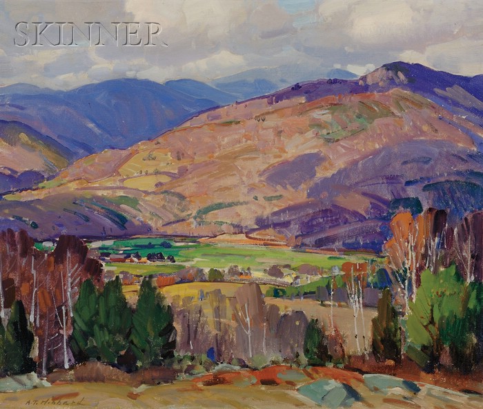 Appraisal: Aldro Thompson Hibbard American - Vermont Valley An Autumn Landscape