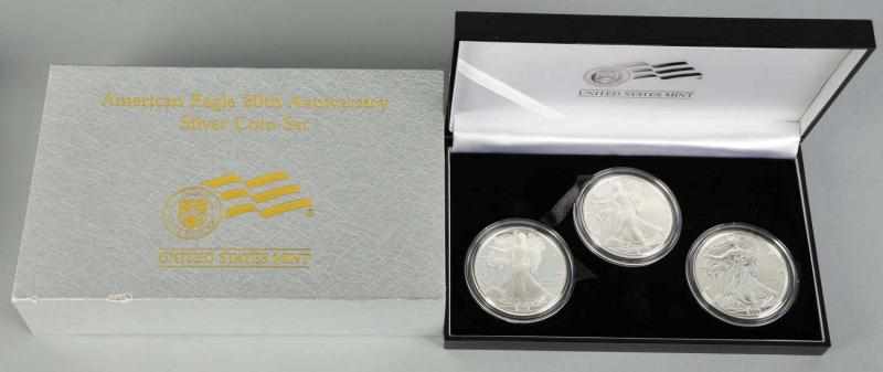 Appraisal: th Anniversary -Piece Set Description With reverse proof and original