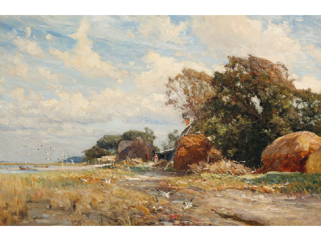 Appraisal: FREDERICK WHITEHEAD A Farm near the Sea probably Goathorn on