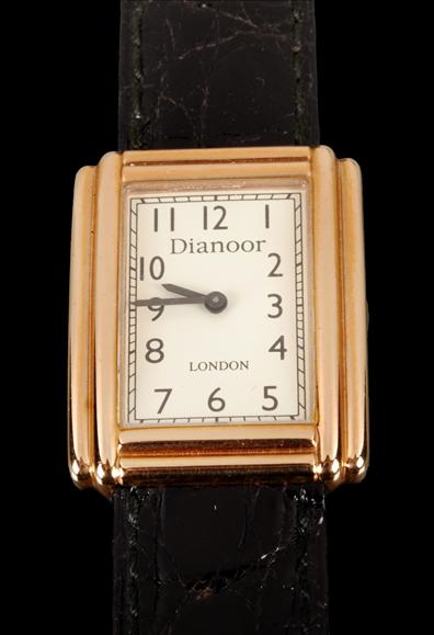 Appraisal: Dianoor London a gentleman's rose carat gold wrist watch ref