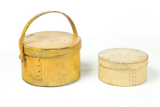 Appraisal: BENTWOOD PANTRY BOX AND CARRIER American nd half- th century