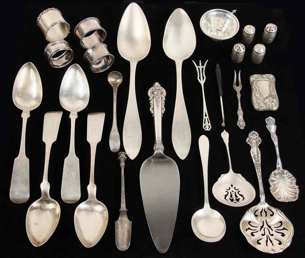 Appraisal: COLLECTION STERLING SILVER - PC Misc Silver including Soup Spoons