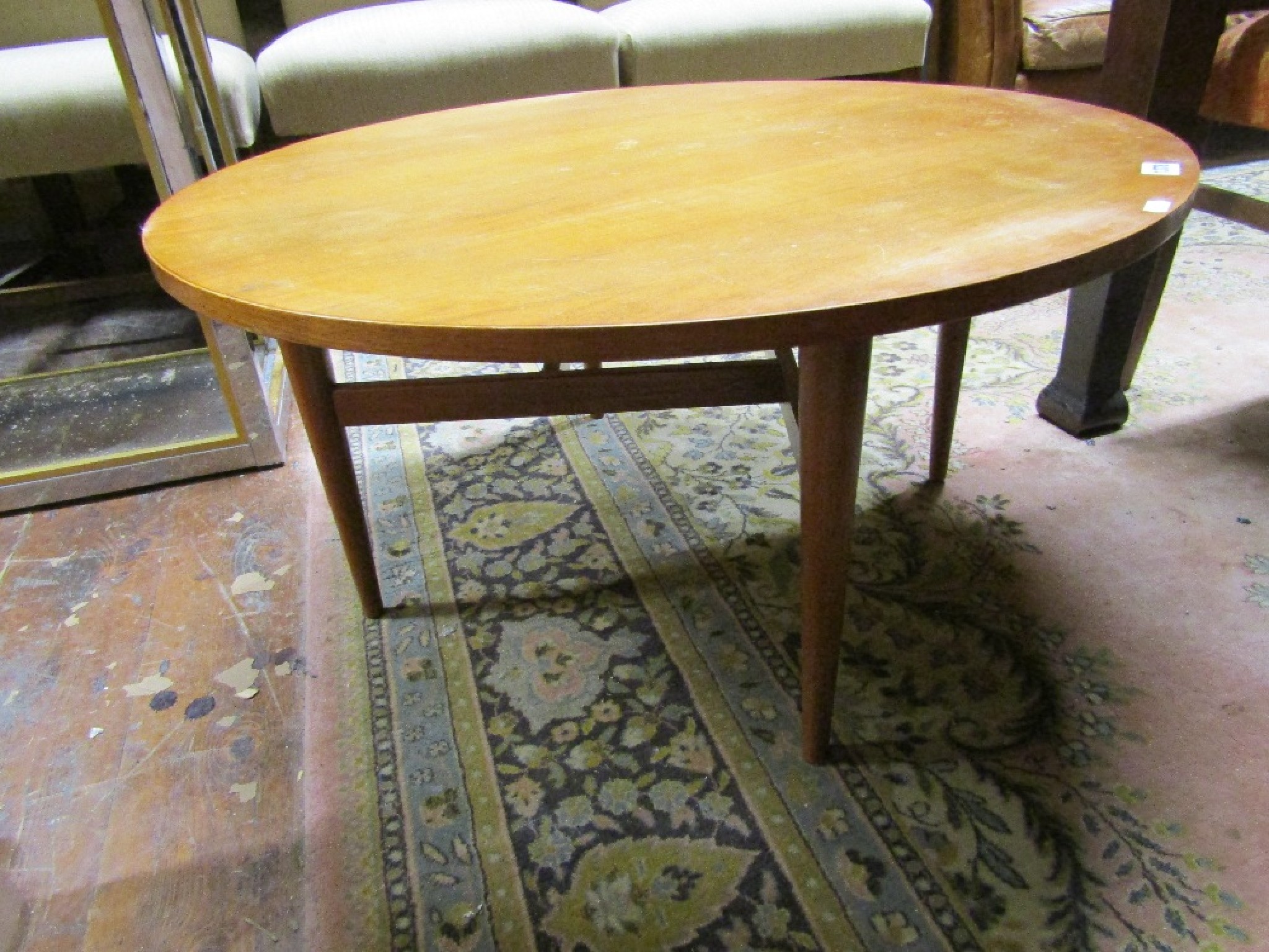 Appraisal: A Gordon Russell Limited of Broadway low teak occasional table