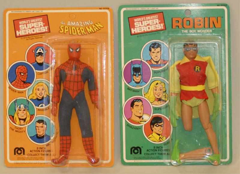 Appraisal: Lot of Mego Superhero Action Figures Both sealed on original