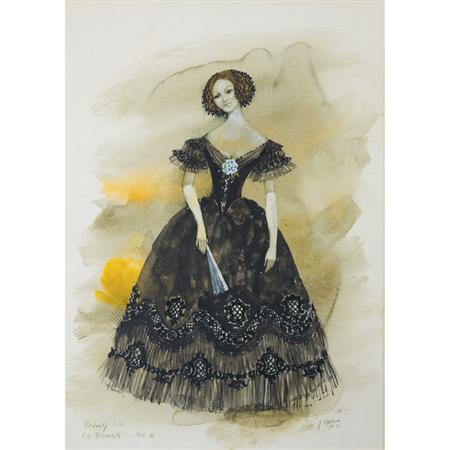 Appraisal: Jose Varona Argentinian b Costume Design for Beverly Sills as