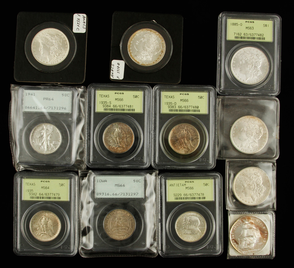 Appraisal: - US Coins and Liberty Medal Lot of eleven US