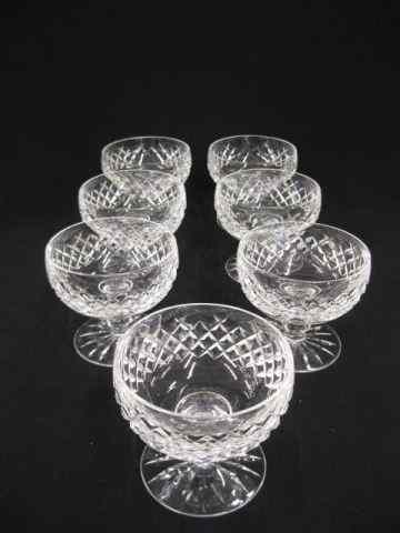 Appraisal: Waterford Cut Crystal Champagne Glasses '' signed excellent