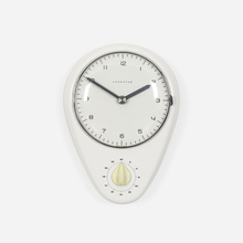 Appraisal: Max Bill WALL CLOCK AND TIMER JunghansSwitzerland Germany glazed porcelain