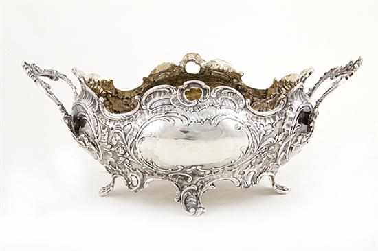 Appraisal: Continental silver centerbowl probably German late th early th century