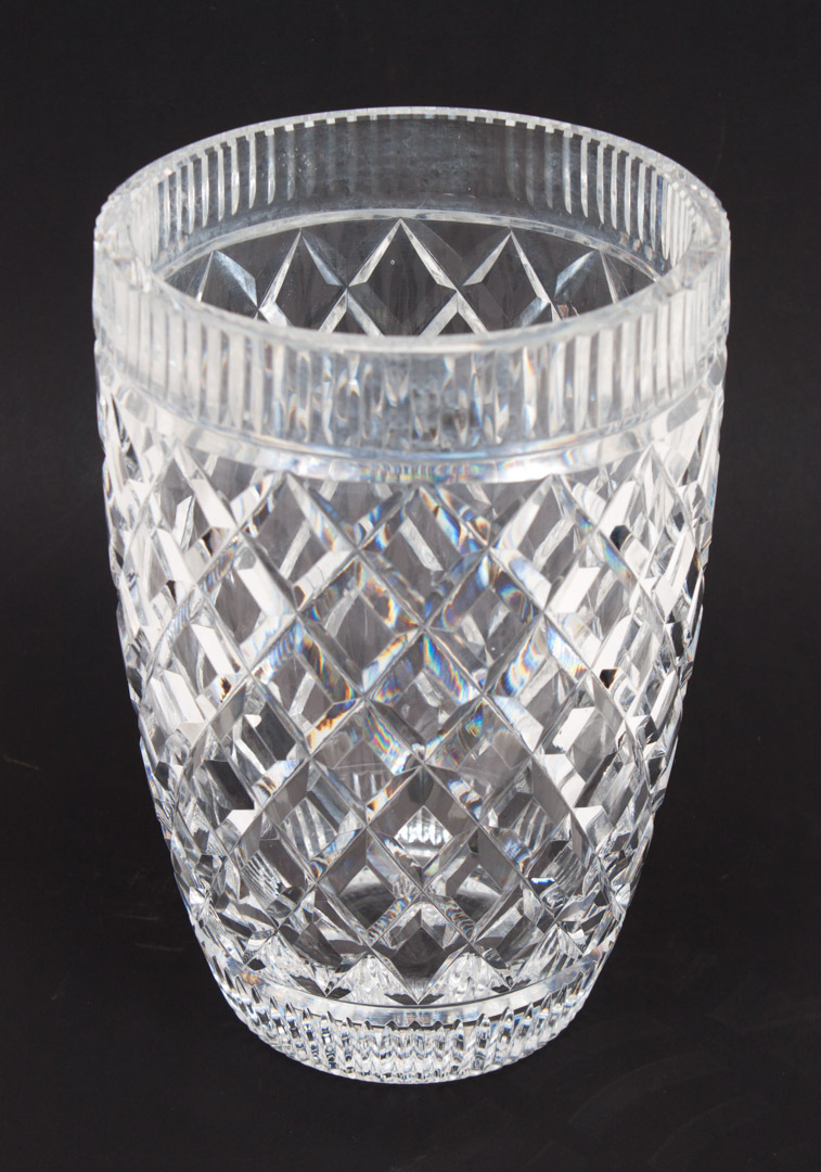 Appraisal: Waterford cut crystal vase in H