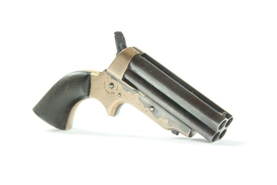 Appraisal: SHARPS PEPPERBOX Model caliber rimfire '' barrel brass frame and