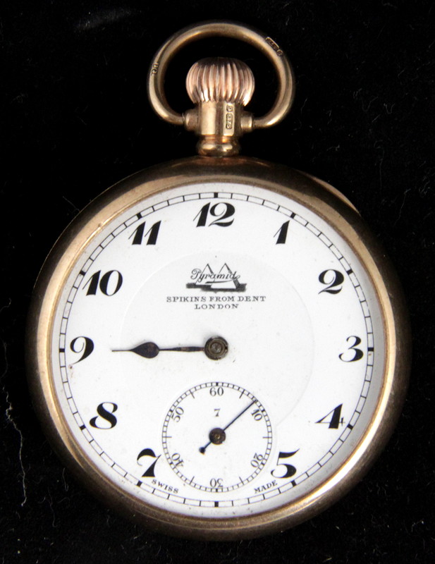 Appraisal: A gentlemans ct gold cased pocket watch fitted a Swiss