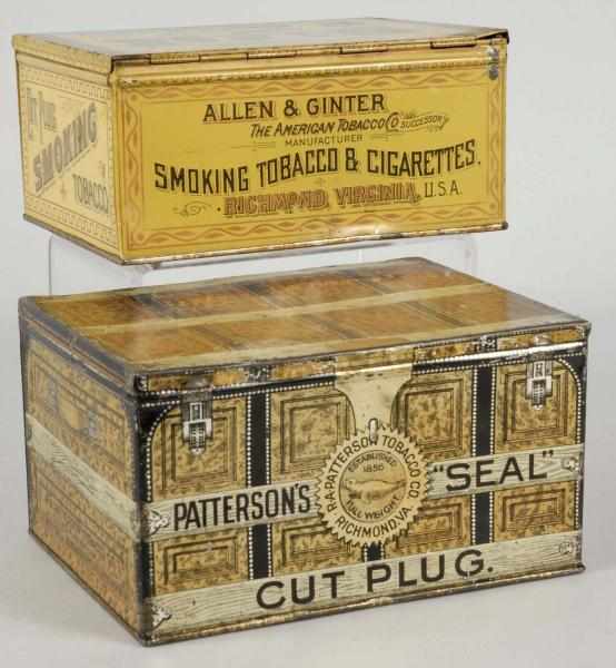 Appraisal: Lot of Tobacco Tins Description Includes Dixie and Patterson's Seal