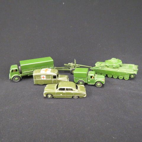 Appraisal: Dinky Toy WWII Military Vehicles circa 's