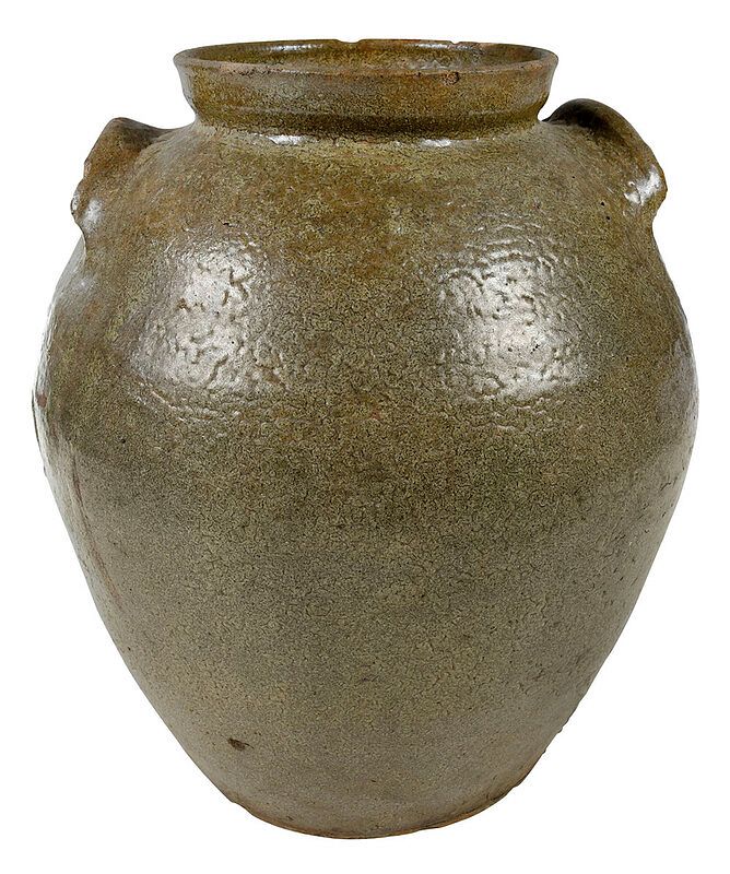 Appraisal: Edgefield Stoneware Storage Jar probably Landrum attributed Horse Creek Valley