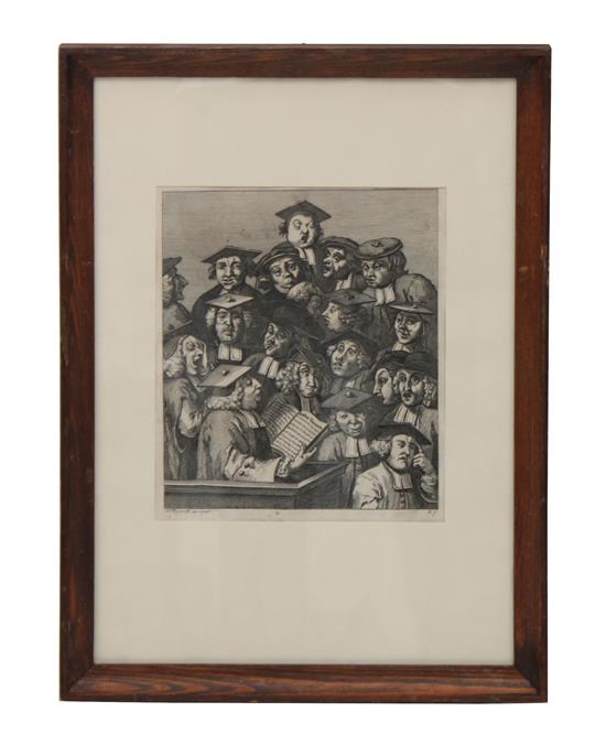 Appraisal: Sale Lot Hogarth William british - an etching depicting a