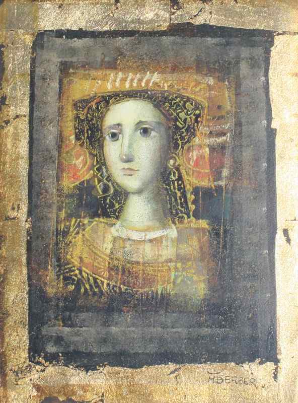 Appraisal: BERBER Mersad Yugoslavia - Portrait of a Young Female in