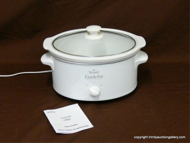 Appraisal: Rival Crock-Pot Stoneware Slow Cooker Set - with see through