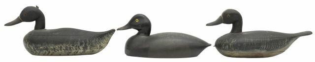 Appraisal: lot of Vintage carved and painted duck decoys including having