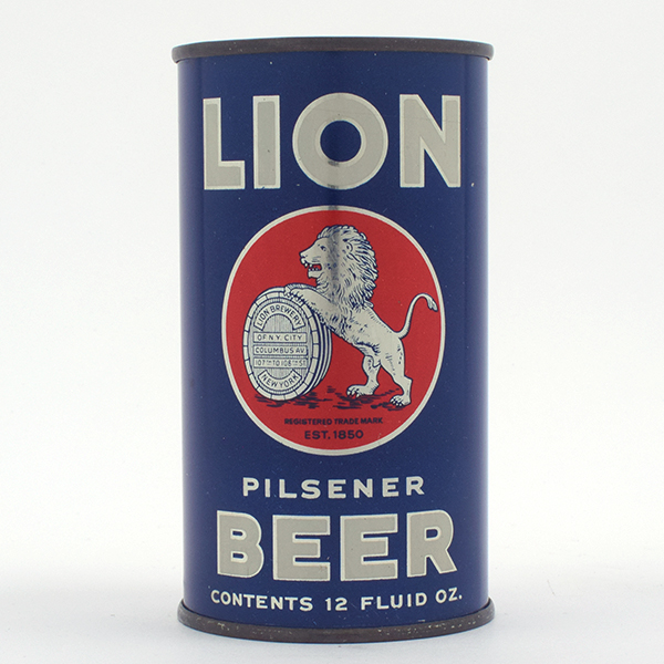 Appraisal: Lion Beer Flat Top LION NEAR MINT - Reference USBC