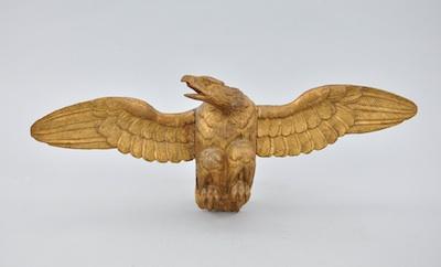 Appraisal: An Antique Carved Wood and Gilt Eagle Italy ca th