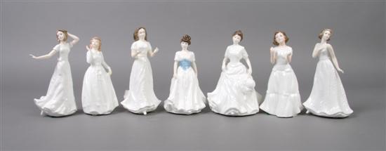 Appraisal: A Group of Royal Doulton Porcelain Figures Height of tallest