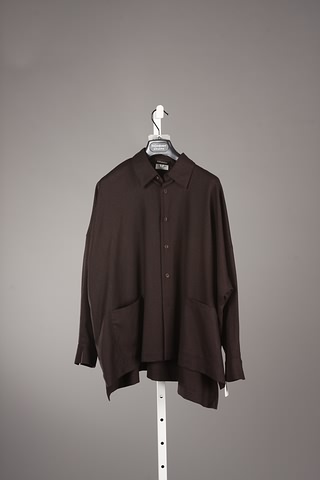 Appraisal: Escandar chocolate brown wool cashmere jacket Size Neiman Marcus price