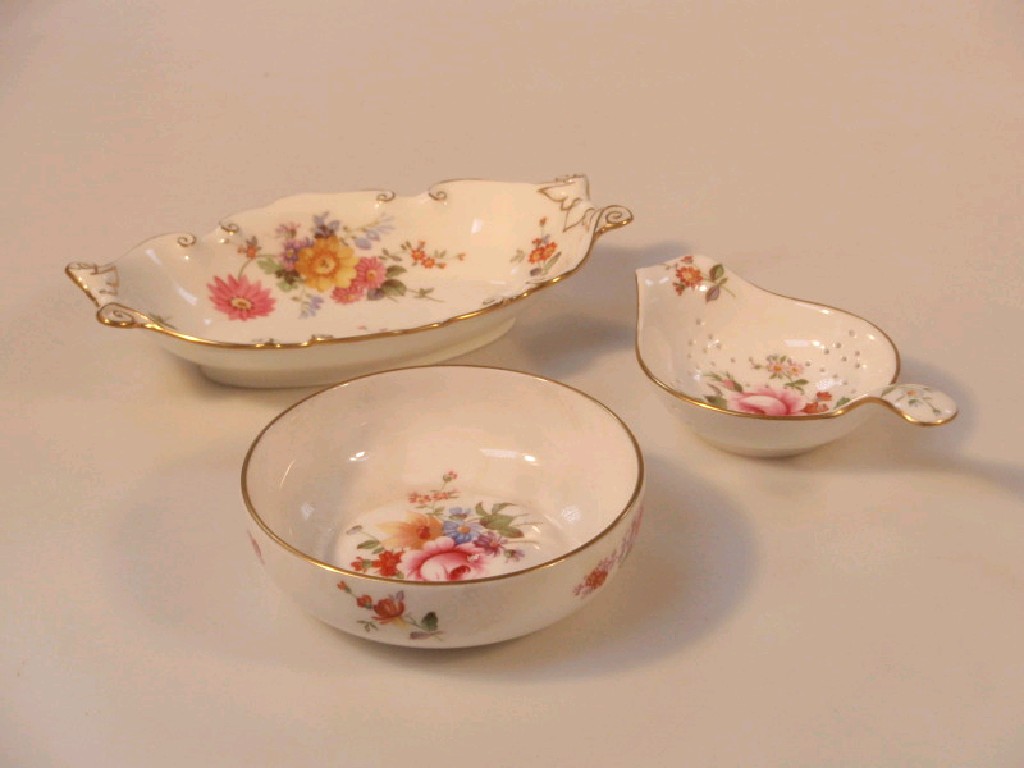 Appraisal: A Royal Crown Derby 'Derby Posies' pin tray a tea