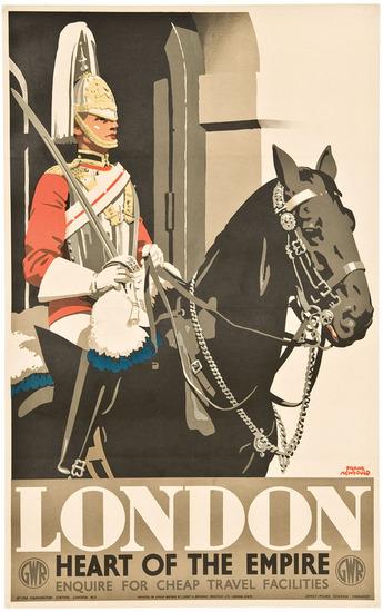 Appraisal: NEWBOULD Frank - LONDON HEART OF THE EMPIRE GWR lithograph