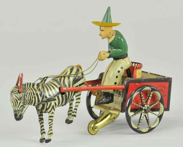 Appraisal: ZIKRA DARE DEVIL Lehmann Germany open cart w seated driver