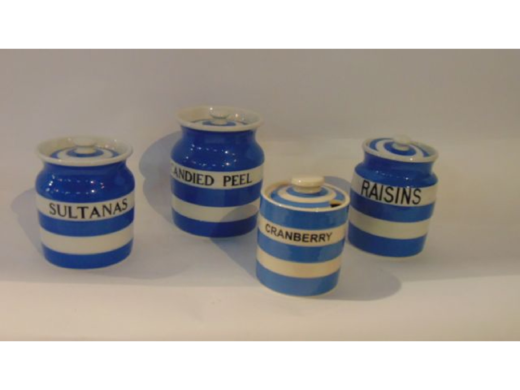 Appraisal: A collection of four T G Green Cornish blue banded