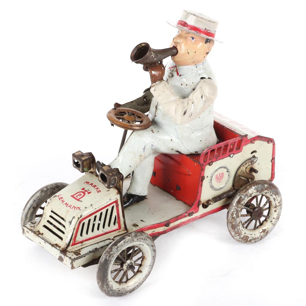 Appraisal: LEHMANN TUT TUT TIN LITHO WINDUP CLOCKWORK TOY AUTOMOBILE MADE