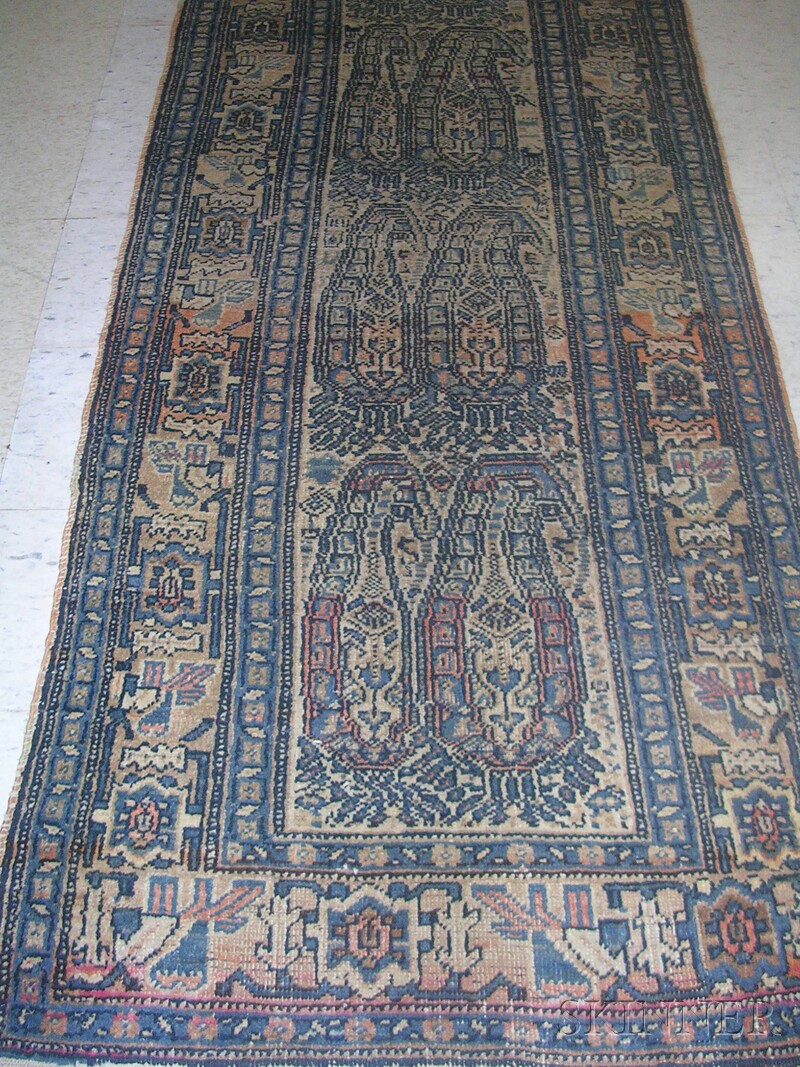 Appraisal: Northwest Persian Runner early th century slight end fraying ft