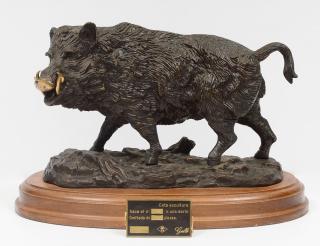 Appraisal: GALLO Spanish th Century Wild Boar Signed Limited Edition Bronze