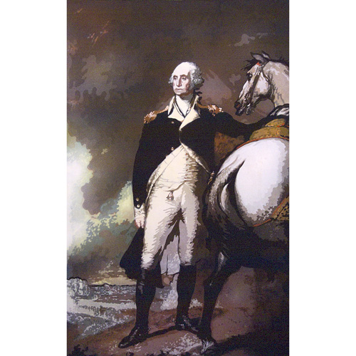 Appraisal: John Clem Clarke American b Stuart - George Washington oil